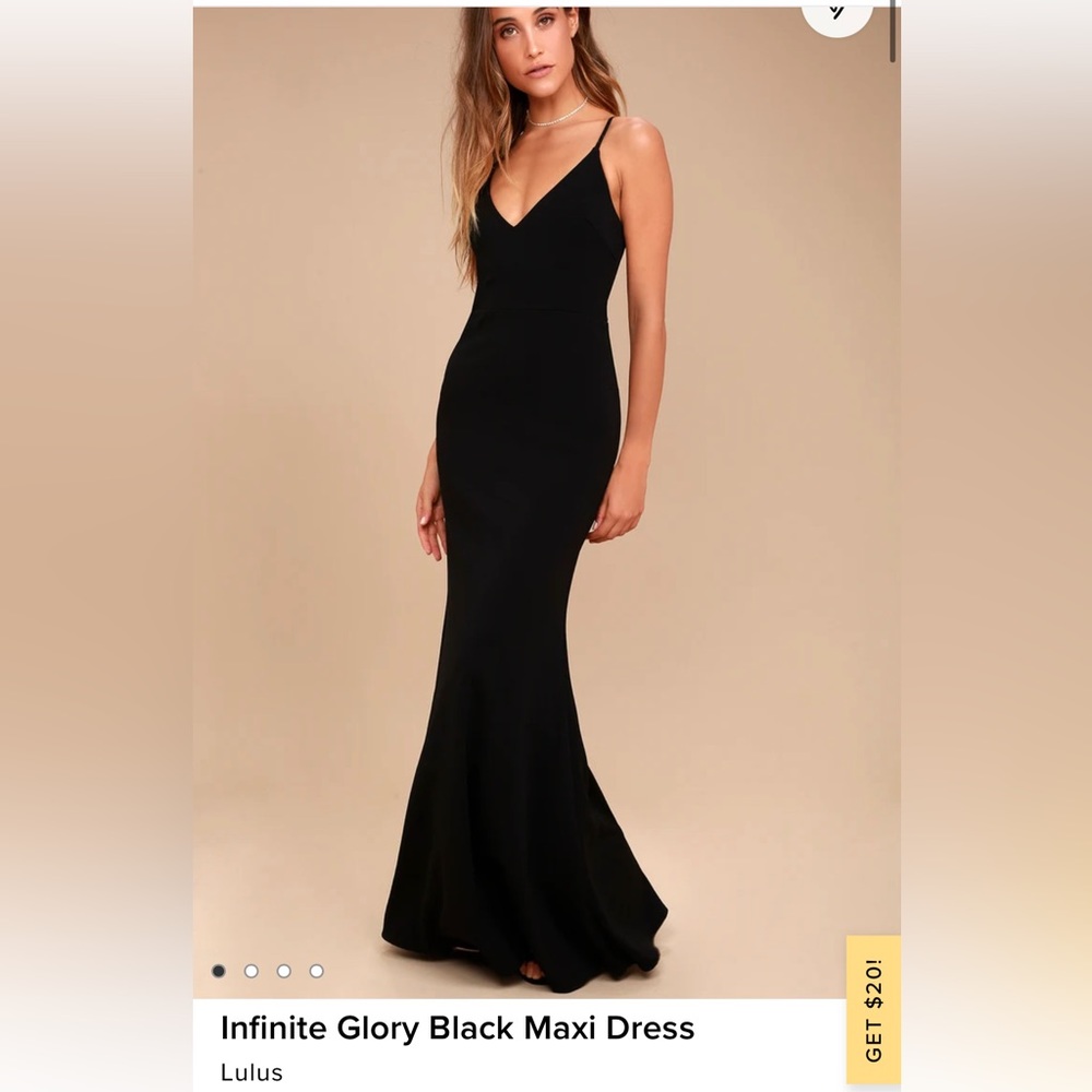 Lulus Infinite Glory Black Maxi Dress